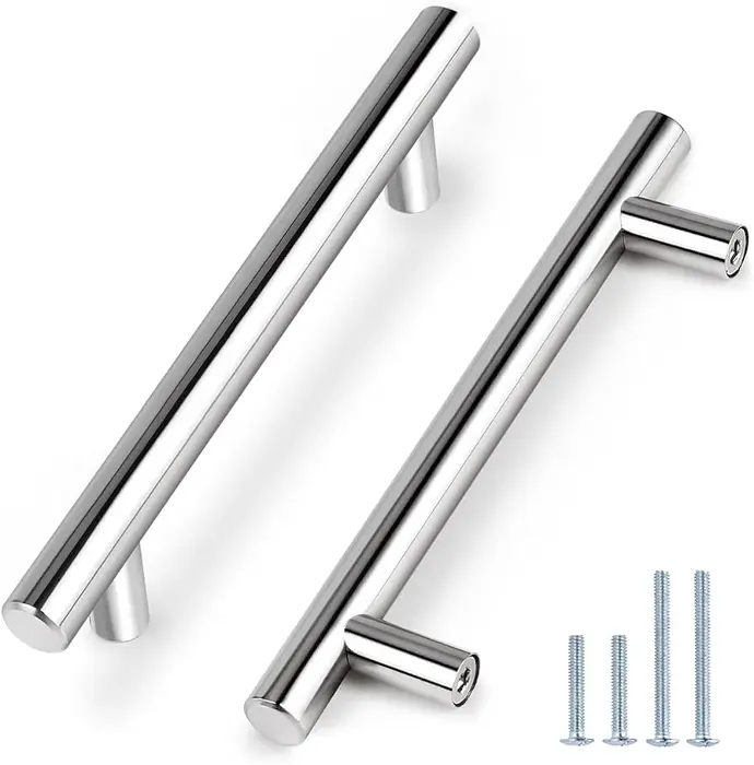 [008236300520] 5" CHROME PLATED DOOR PULL HANDLE - CPDP05