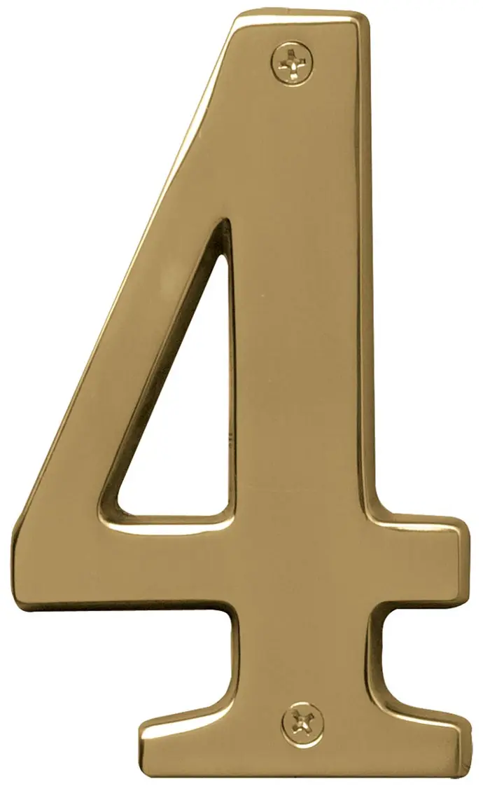 [029069310240] 5" POLISHED BRASS #4 HY-KO - BR-51PB/4