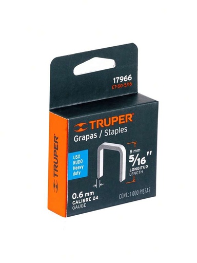 [079055505167] 5/16" Staples - Truper