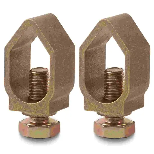 [1956] 5/8" Copper Rod Clamp