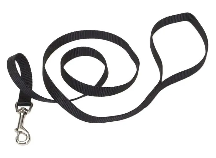 [024764842508] 5/8" X 4' 1PLY NYLON LEAD NBT BLACK - 5804-BK