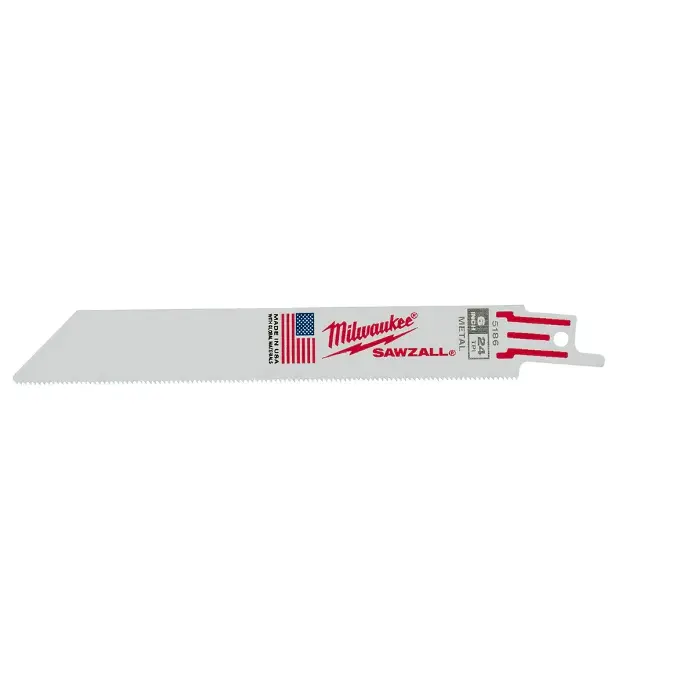 [045242082872] 6" Sawzall Blade 24 TPI - 48-00-5186
