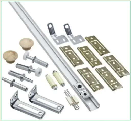 [038613343733] National Hardware 60" Bifold Retail Set - 4 door - S402-054 - 7170434