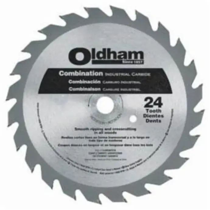 [024721666673] 7 1/4" CARBIDE BLADE OLDHAM 24 TEETH