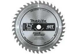 [088381442756 ] 7 1/4" MAKITA SAW BLADE TCT 40T RAKE 20 ALUM - D-51356