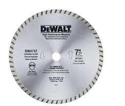 [885911266451] 7" Masonry Blade - Dewalt