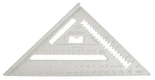 [049448107001] 7" SQUARE RAFTER ANGLE ALUM 40-0588