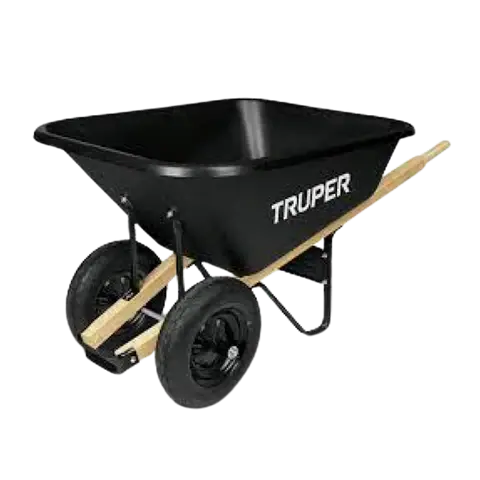 [7501206650005] 8 BF TRUPER WOOD HANDLE 2 WHEEL WHEELBARROW