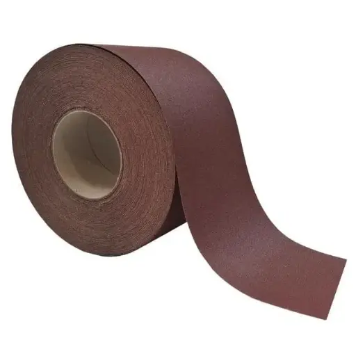[8X85CL120] 8" x 50M A/O ABRACOL X-85 CLOTH ROLL 164FT - 120 GRIT