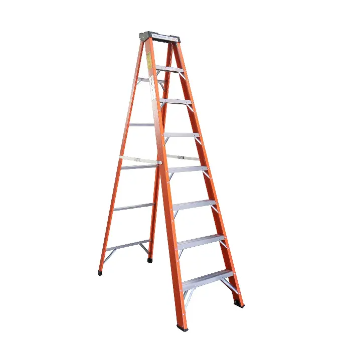 [7415602925133] 8ft FIBERGLASS LADDER TI 250 LB