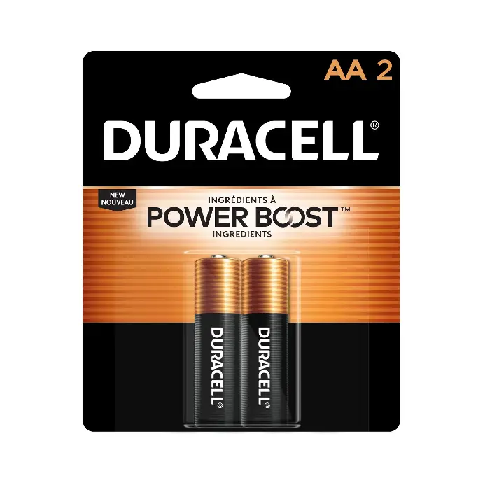 [041333001005] AA Duracell Batteries - 2 CT