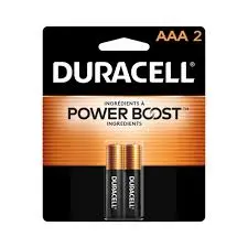 [041333224015] AAA Duracell Batteries - 2 pk