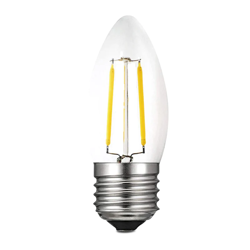[7506198125295] AKSI 2W LED CANDLE-TYPE BULB E27 WARM WHITE - 115534