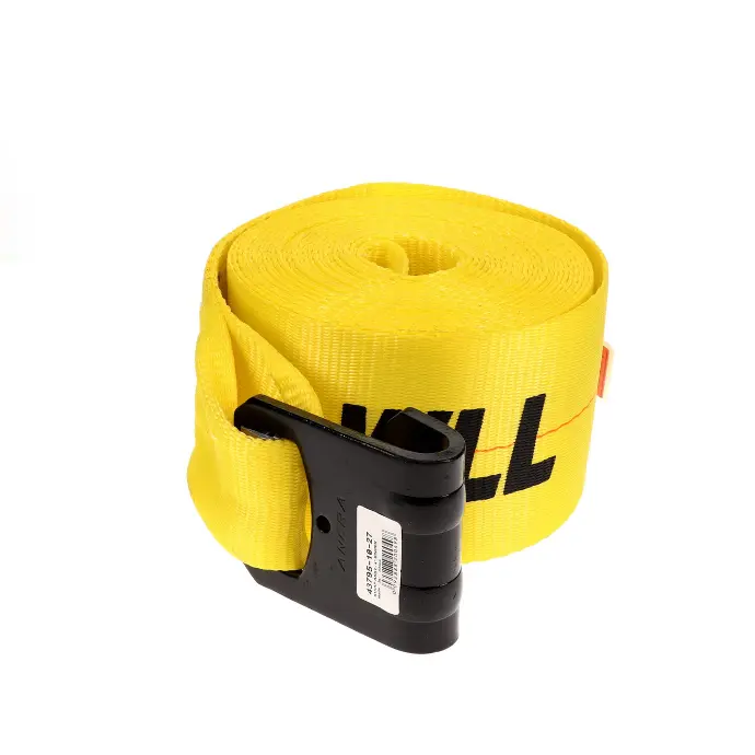 [0092888225255] ANCRA RATCHET STRAP 2" X 27' YELLOW W 5/16' G43 CHAIN ANCHORS - 45...