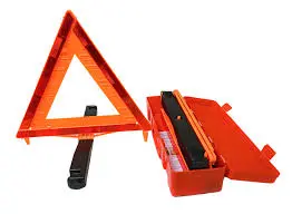 [092888419838 ] ANCRA WARNING SAFETY TRIANGLES DOT KIT W/3 FOLDING TRAINLES - 50434...