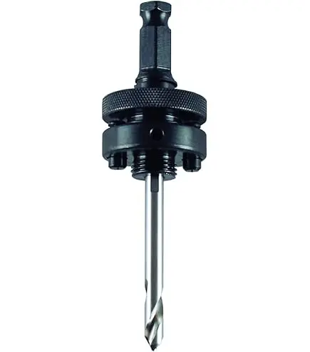 [638110500389] ARBOR 7/16 HEX 1/4 DRILL FOR 5/8-1-1/8" HOLE SAW BROWN USA - BR28100