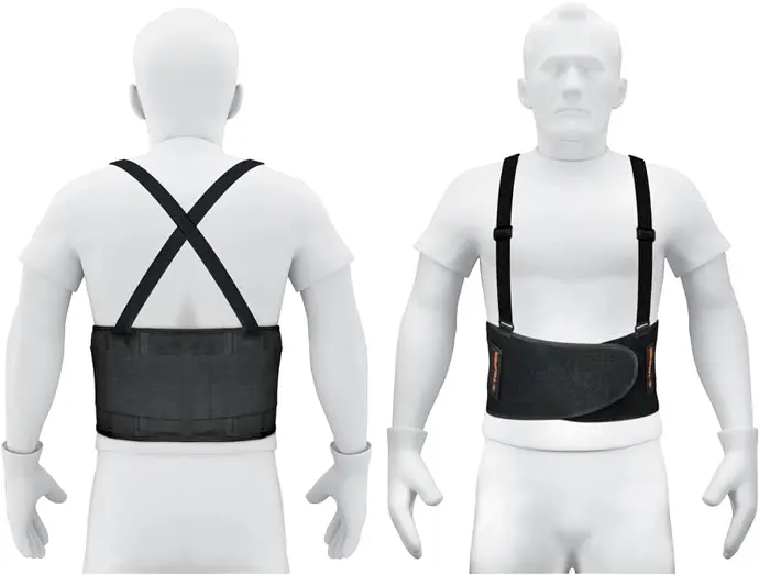 [638110094840] BACK SUPPORT BELT BLACK L - BRDF031L