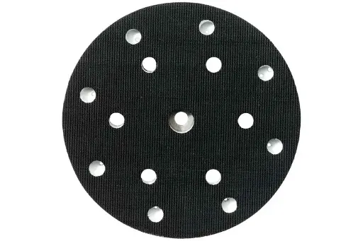 [4007430441997] BACKING PAD 150 MM, MEDIUM, PERFORATED, 6/8 HOLES METABO - 631150000