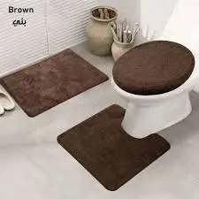 [6938857512459] BATHROOM MAT SET - KM 1718