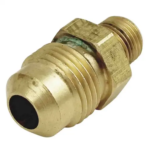 [050904078339 ] BAYOU 3/8" FLARE MALE X 1/8" MNPT BRASS ORIFICE - 5235