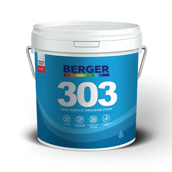 [5G303W] BERGER 303 - PAINT - WHITE  - 5GALS