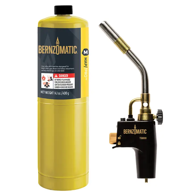[014045324977] BERNZOMATIC MAX HEAT TRIGGER START TORCK KIT - TS8000KC