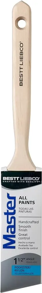 [079819256625] BESTT-LIEBCO MASTER ANGLE SASH BRUSH 1-1/2" WOOD HANDLE - 552566200