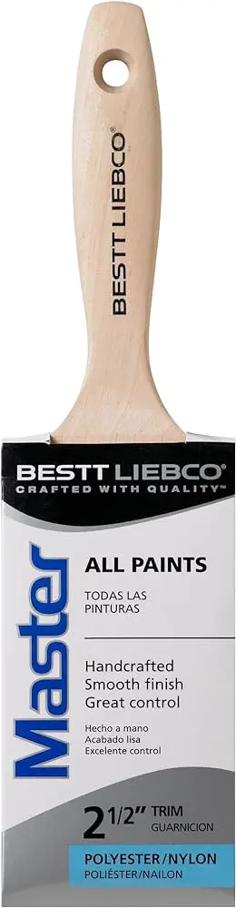 [079819256540] BESTT-LIEBCO MASTER TRIM/WALL 2-1/2" BRUSH FLAT - 552565400