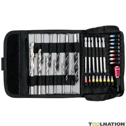 [4007430314093] BIT AND DRILL ROLL-UP CASE SP 35 PIECES METABO - 626725000