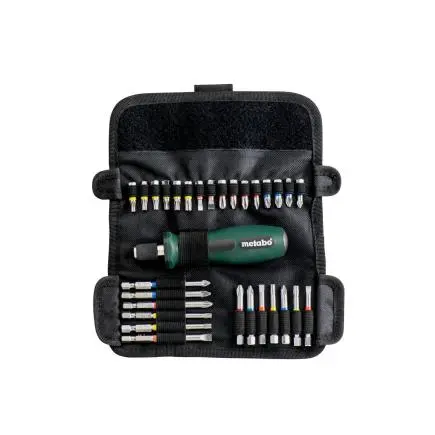 [4007430314406] BIT ROLL-UP CASE SP 30 PIECES METABO - 626726000