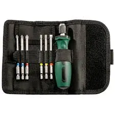 [4007430306692] BIT ROLL-UP CASE SP 7 PIECES METABO - 626723000