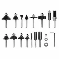[TC3455] BIT- 15PC SET ROUTER BITS- TOOL CRAFF- TC3455