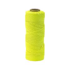 [1011592] BL506 TWINE 500FT BRAIDED NYLON GLO-LIME - 1011592
