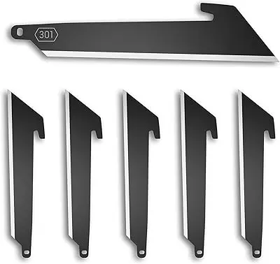 [815949012843] BLACKBIRD ELITE TRIPLEX FOLDER REPLACEMENT BLADE W/DROP POINT - AB1