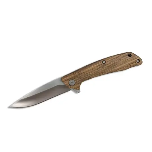 [815949013390 ] BLACKBIRD ROPER FOLDING BB JR OUTLAW ZEBRAWOOD KNIVES - RP0037ZW