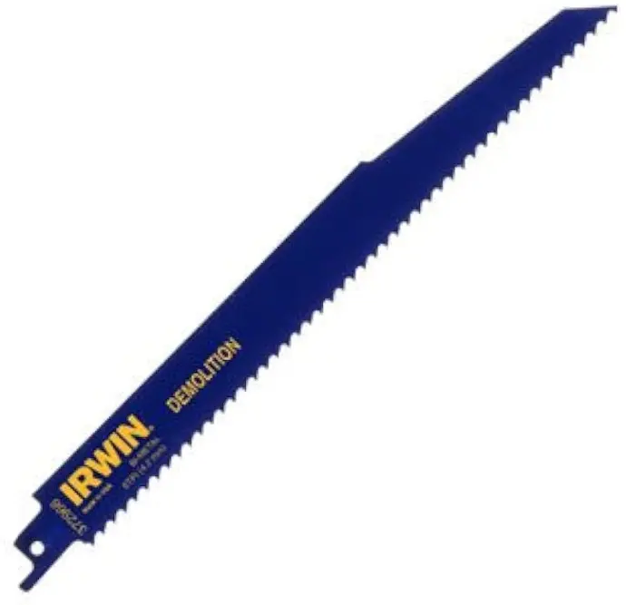[024721086716] BLADE RECIP 6" 6-TPI DEMOLITION IRWIN