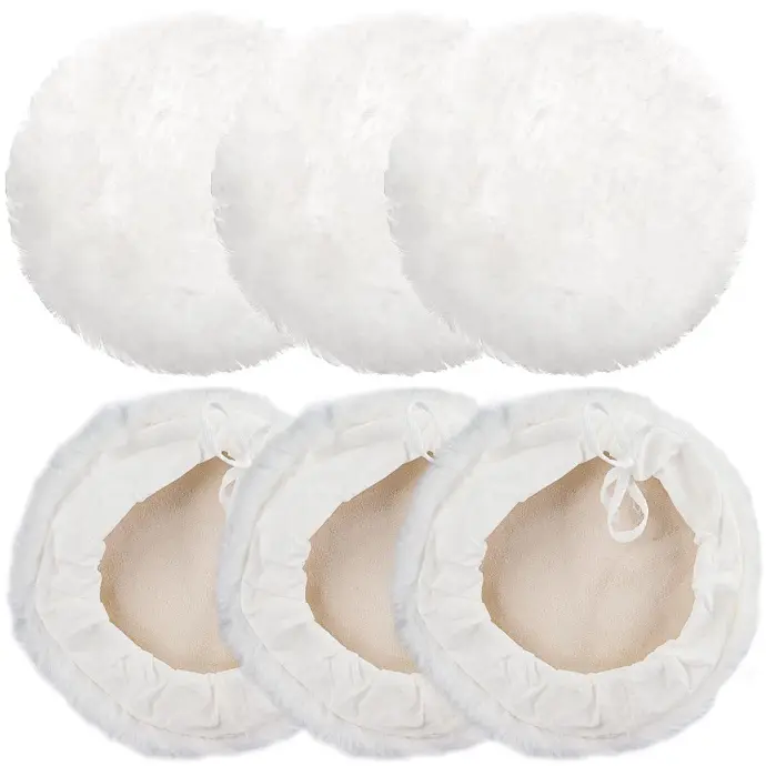 [7506240644224] BONNET 7" POLISHING WOOL PAD TR BOR-PULA-7N