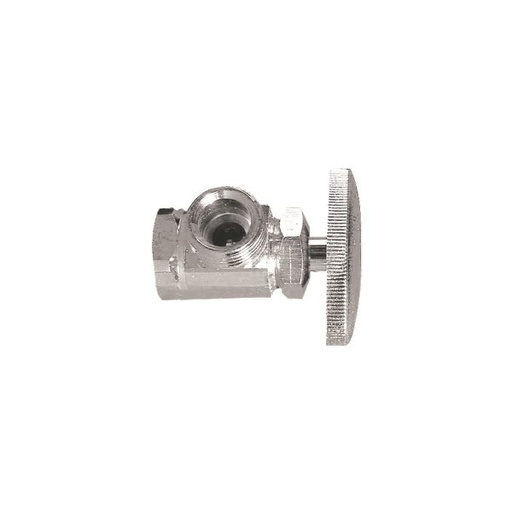 [638110001602] BRASS ANGLE VALVE 1/2 IPS X 1/2 IPS - BMAM3401