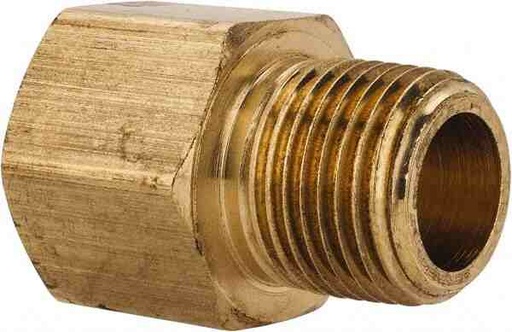 [1209924] BRASS CONNECTOR 3/8" X 3/8"