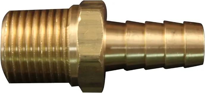 [030937400665] BRASS HOSE END 1/2" HOSE 3/8" NPT - 604