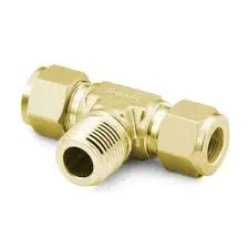 [13724B] BRASS MALE BRANCH TEE 1/4" X 1/4"