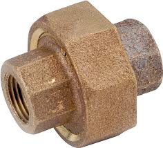 [032888130807] BRASS RED UNION 1/4" - 459-001NL