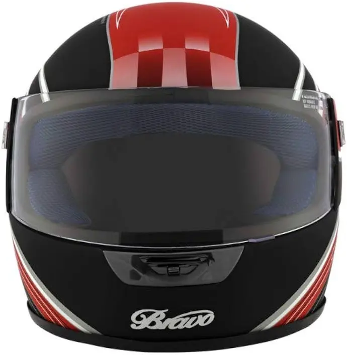 [8902613001868] BRAVO HELMET KNIGHT BRACO DEVIL MATT BLACK - 9169691