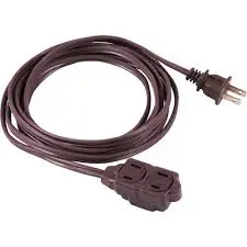 [078693006036] BRIGHT WAY 15' 16/2 EXTENSION CORD POLARIZ BROWN - EE15