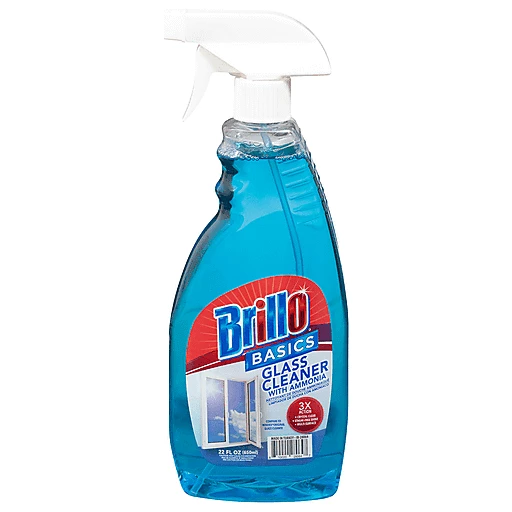 [810020280647] BRILL GLASS CLEANER W/ AMMONIA 22OZ