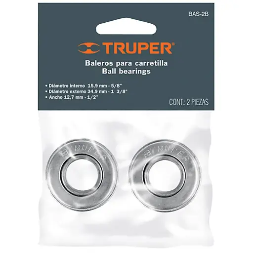 [7501206659427] Bearing Wheelbarrow 2pc TR BAS-2B