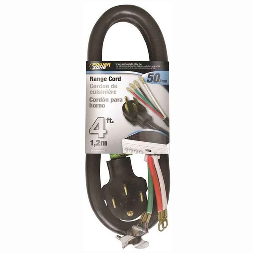 [054732808540] Black Range Cord -4ft 460-9830