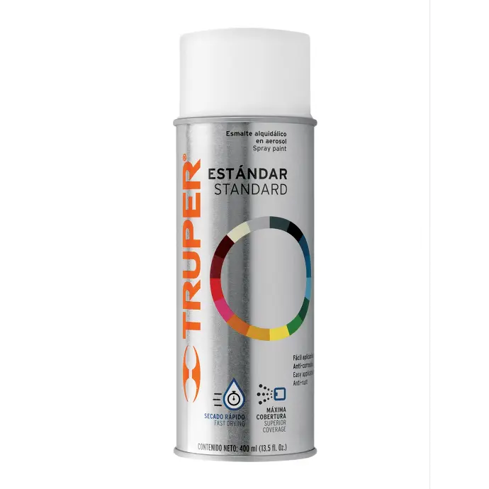 [7501206684993] Bright White Spray Paint - Truper