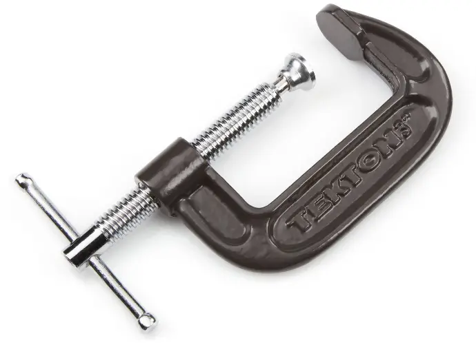 [7501206620695] C-CLAMP 3" CHROMED SCREW BROWN - CLMP3