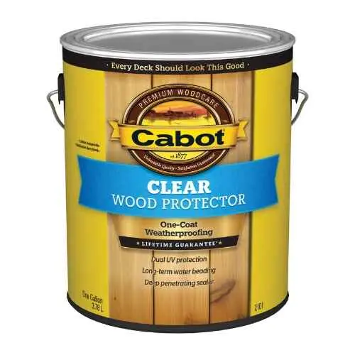 [080351811432] CABOT CLEAR WATER-BASED VOC WOOD PROTECTOR 1GAL - 140.0002101.007